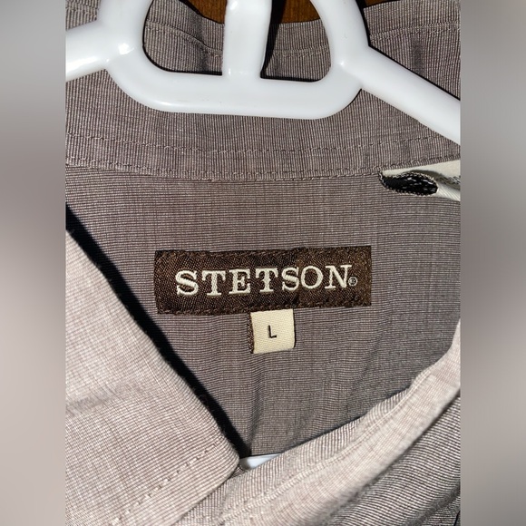 Stetson long sleeve button up size Large western cowboy rodeo - Picture 5 of 5